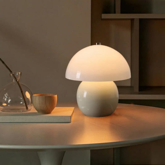 روان Mushroom Ceramic Table Lamp | 1 + 1 Free