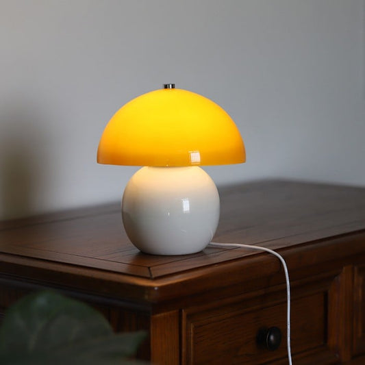 روان Mushroom Ceramic Table Lamp | 1 + 1 Free
